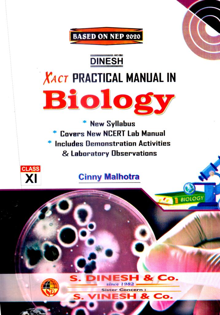 Dinesh Xact Practical Manual in Biology 12th