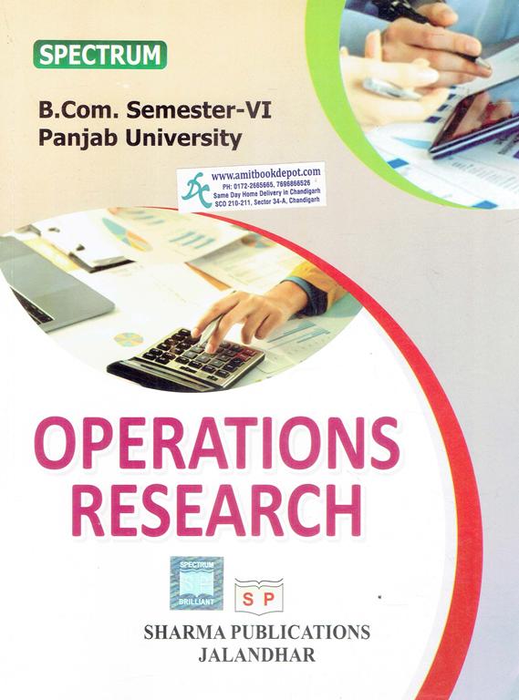 Spectrum Operations Research B Com 6 Semester PU Chandigarh