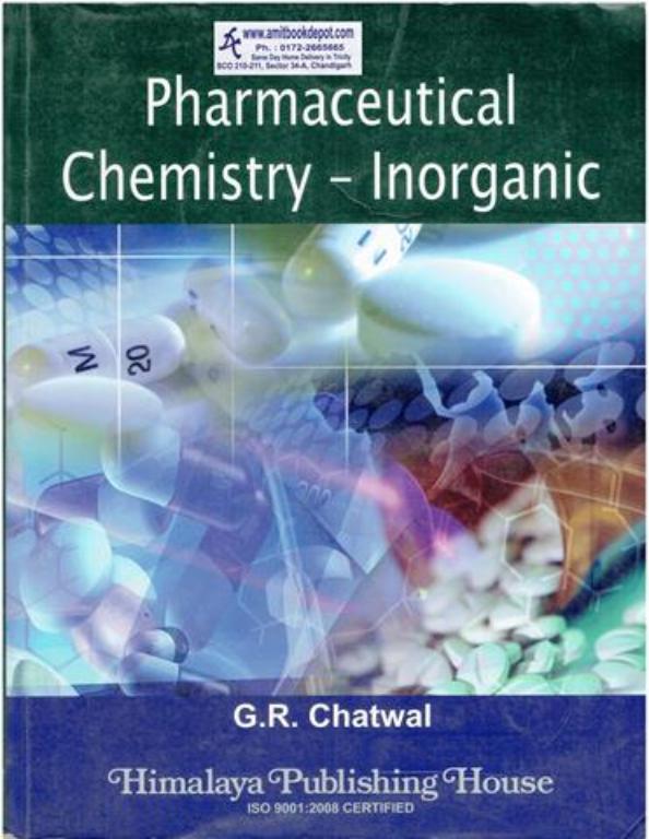 Pharmaceutical Chemistry Inorganic Volume 1