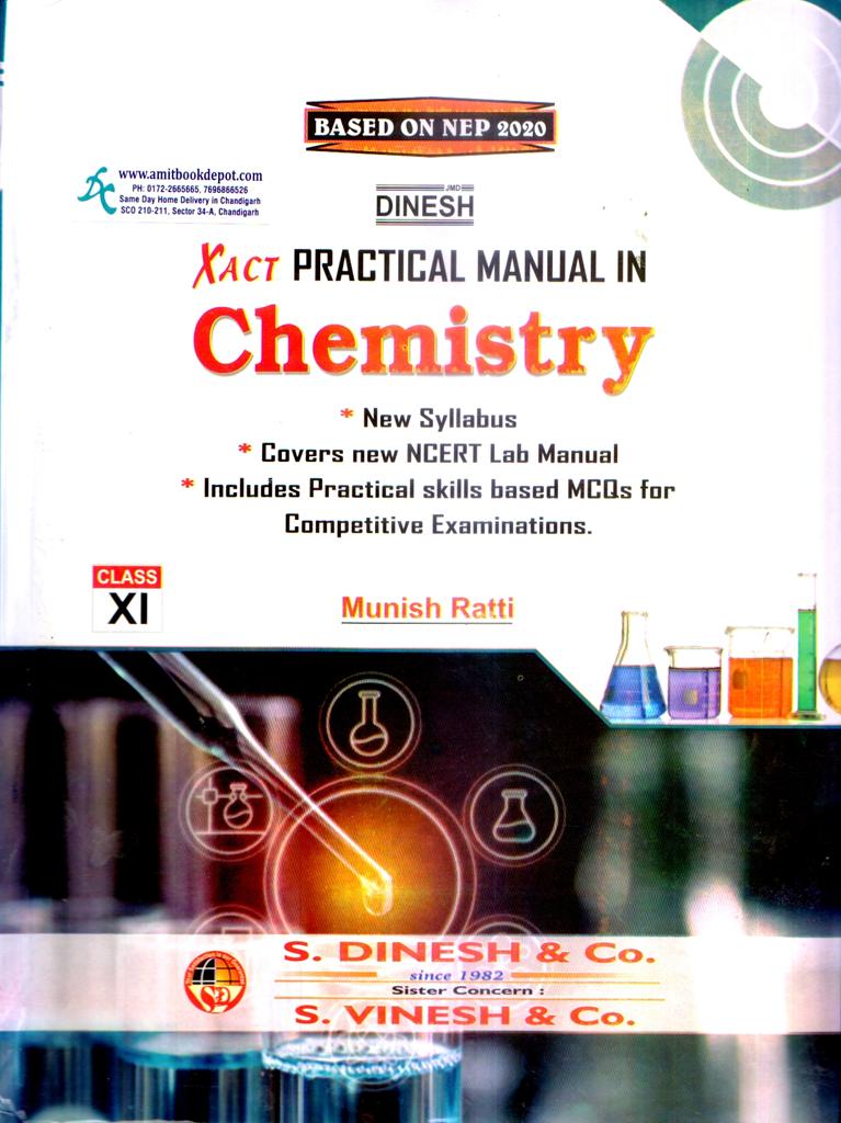 Dinesh Xact Practical Manual Chemistry  Class 11th