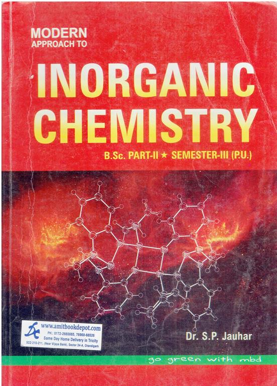 Modern Inorganic Chemistry BSc 3rd Semester PU Chandigarh