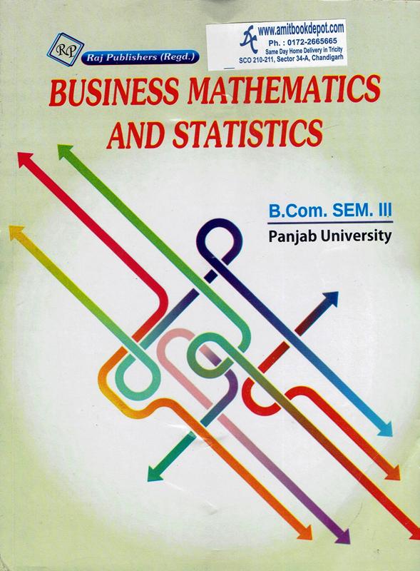 Business Mathematics and Statistics BCom 3rd Sem PU (NEW)