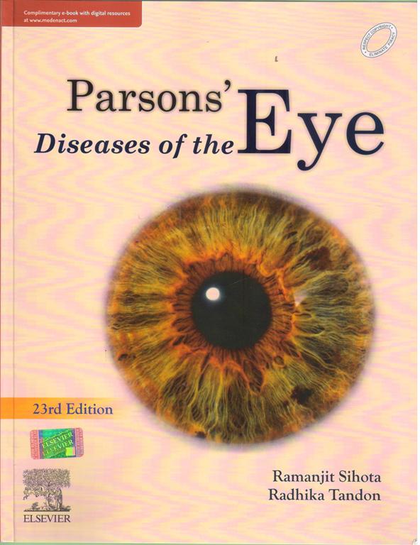 Parsons Disease Of The Eyes 23rd Edition