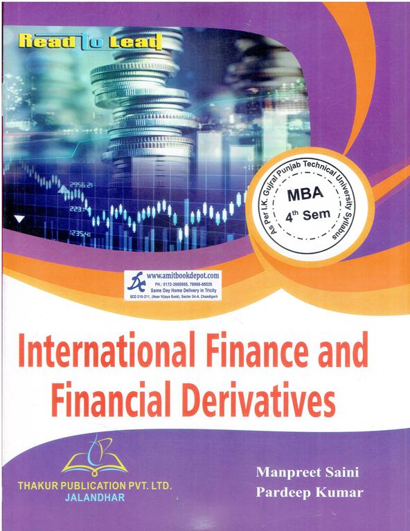 International Finance and Financial Derivations MBA 4th Sem PTU