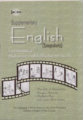 Supplementary English Snapshots A Helpbook For Class 11th (NEW)