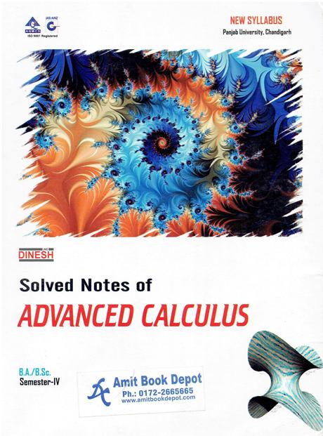 Solved Notes of Advanced Calculus BA and BSc 4th Semester PU Chandigarh