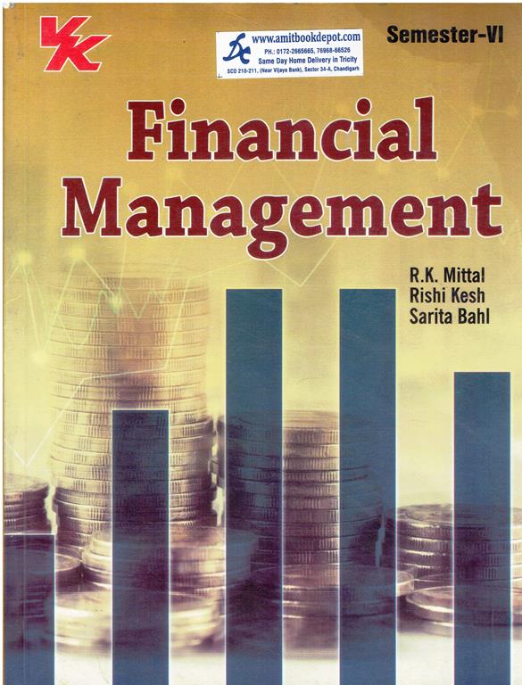 Financial Management BCom 6th Semester PU Chandigarh