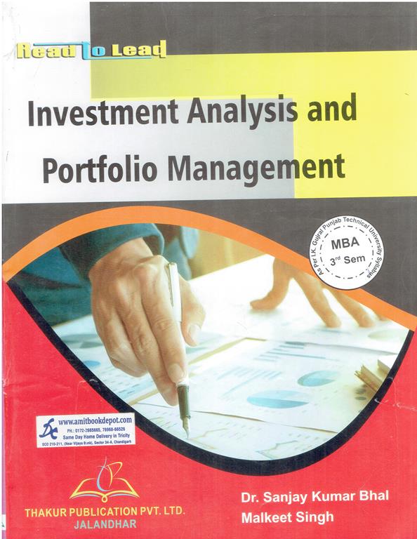 Thakur Investment Analysis and Portfolio Management MBA 3rd Semester PTU