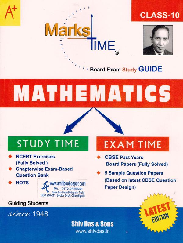 Mathematics Marks Time Board Exam Study Guide for Class 10th