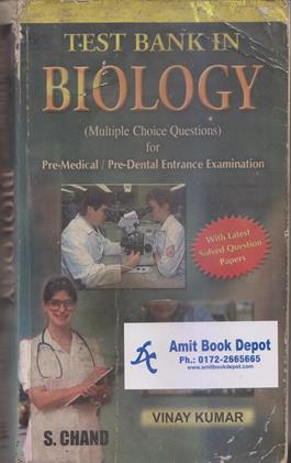 Test Bank in Biology Multiple Choice Questions for Pre-Medical Pre-Dental Entrance Examination (OLD)