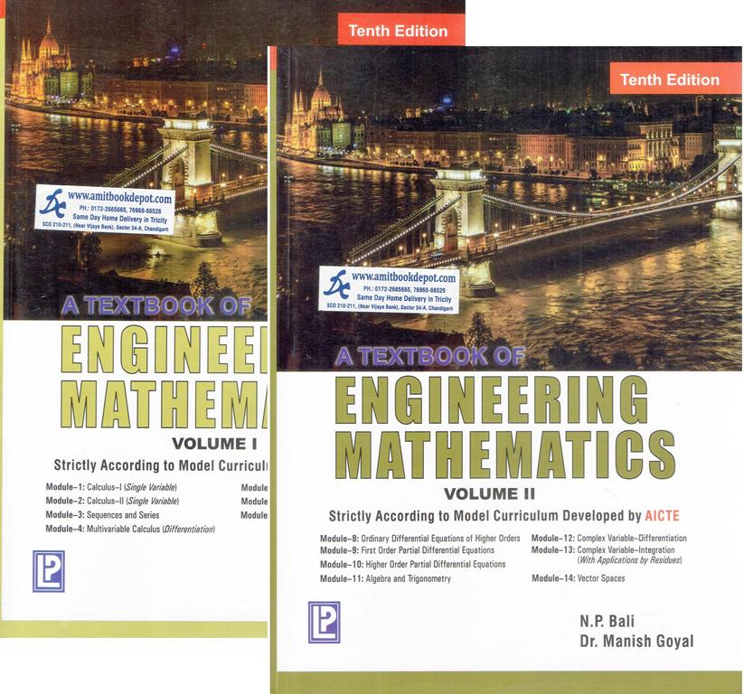 A Textbook of Engineering Mathematics Set of Two Part