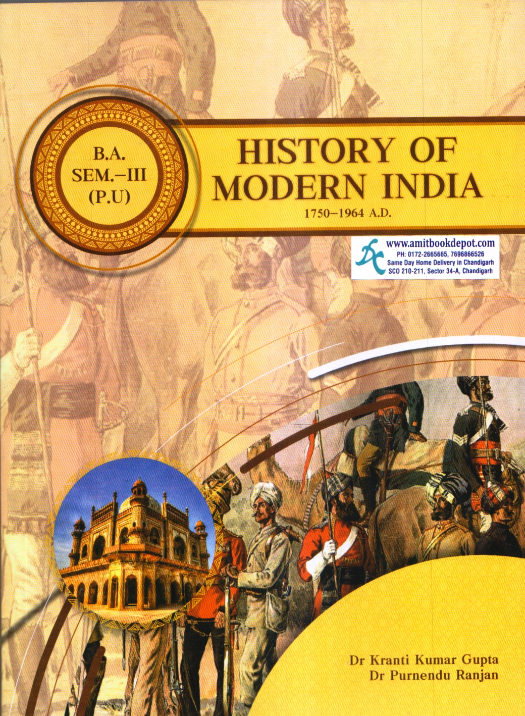 Modern India 1750 to 1964 AD BA 3rd Semester PU