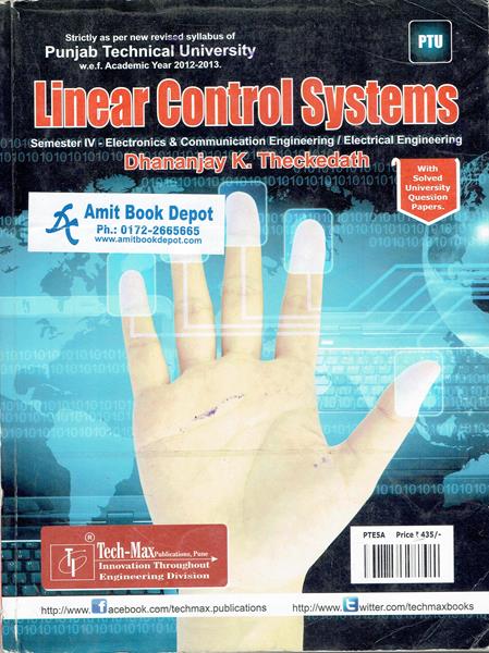 Linear Control Systems ELE and ECE 4th Sem PTU (OLD)