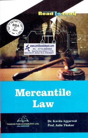 Thakur Mercantile Law for BBA 5th Sem PTU (NEW)