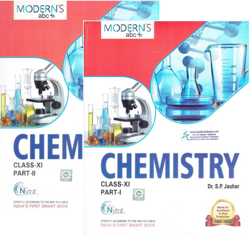 Modern ABC Chemistry for Class 11th (Set of Two Volumes)