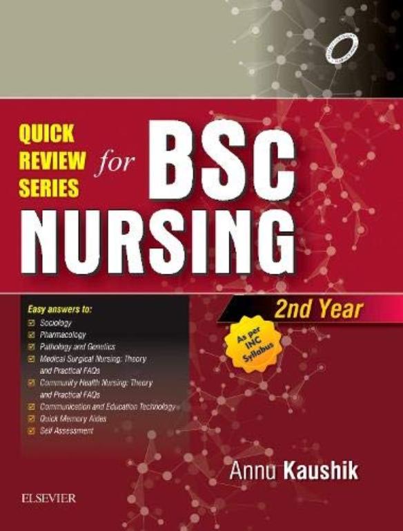 Quick Review Series for BSc Nursing 2nd Year