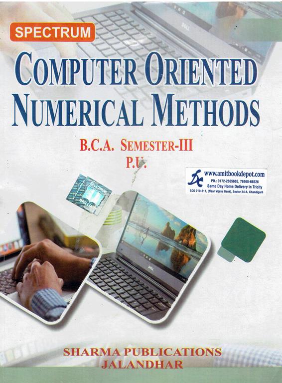 Spectrum Computer Oriented Numerical Methods BCA 3rd Semester PU Chandigarh