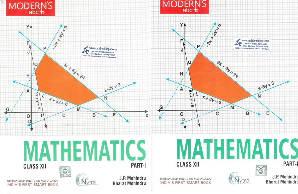 Modern ABC Mathematics for Class 12th (Set of Two Volumes)