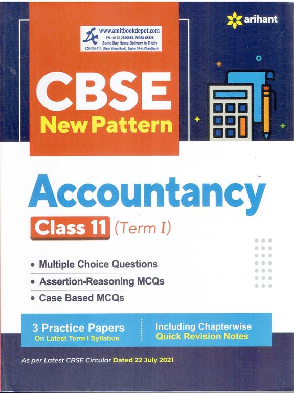 Arihant CBSE New Pattern Accountancy Class 11th Term 1