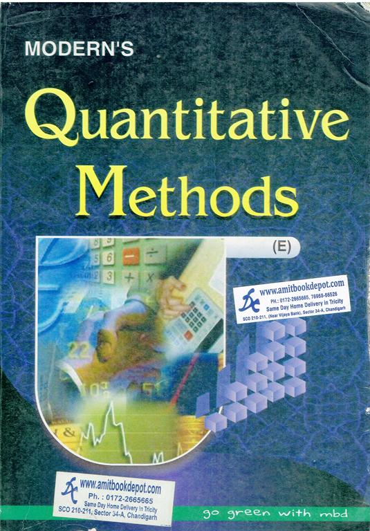 Quantitative Methods BA 4th Semester PU