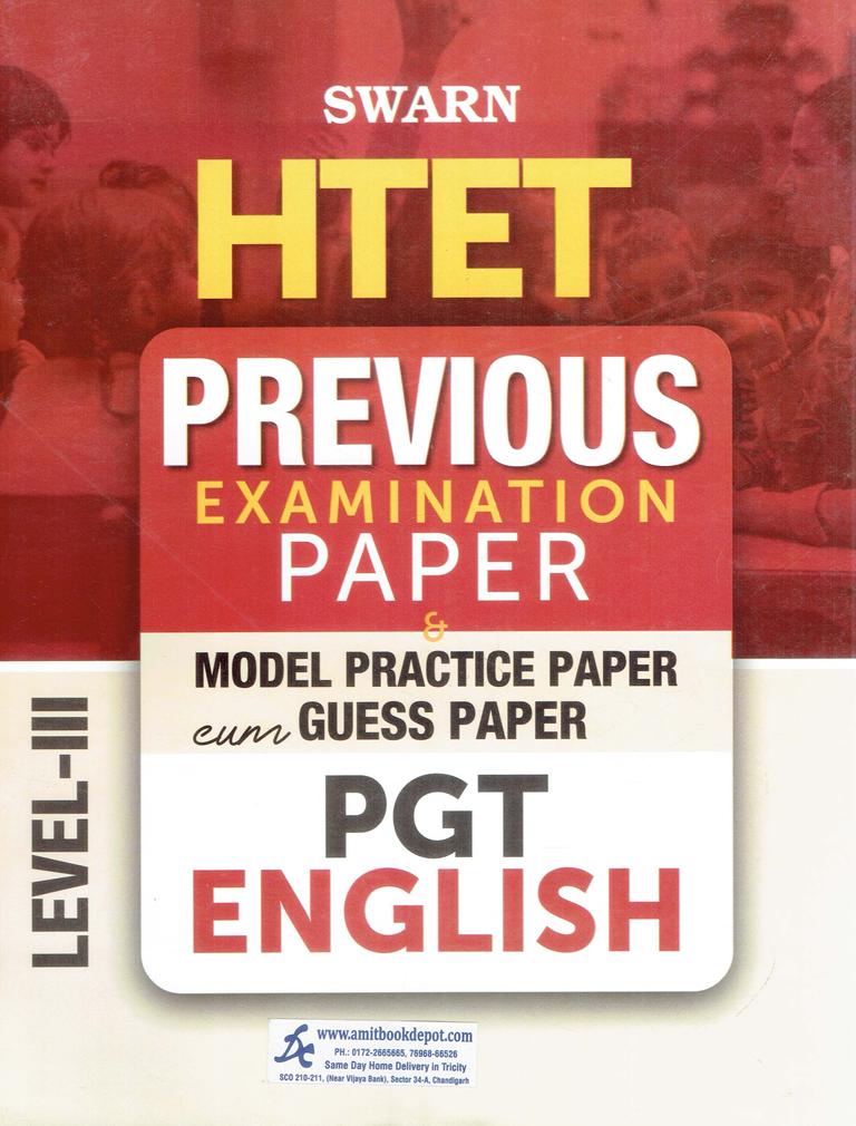 Swarn HTET Previous Examination Paper Level 3 PGT English