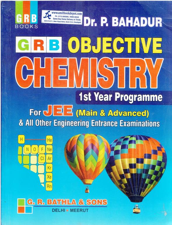 GRB Objective Chemistry 1st Year Programme for JEE Main and Advanced