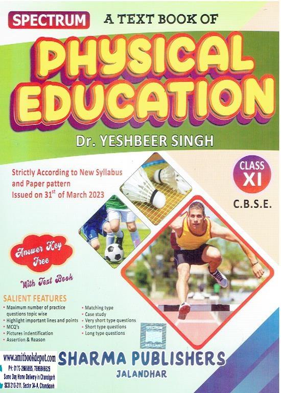 Spectrum Text Book Of Physical Education For Class 11 CBSE