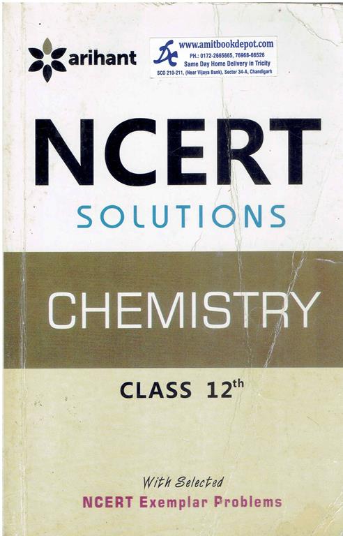 Arihant NCERT Solutions Chemistry Class 12th