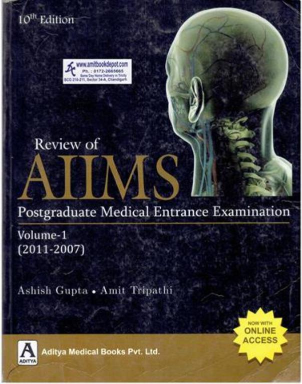 Review Of Aiims Postgraduate Medical Entrance Examination Vol 1