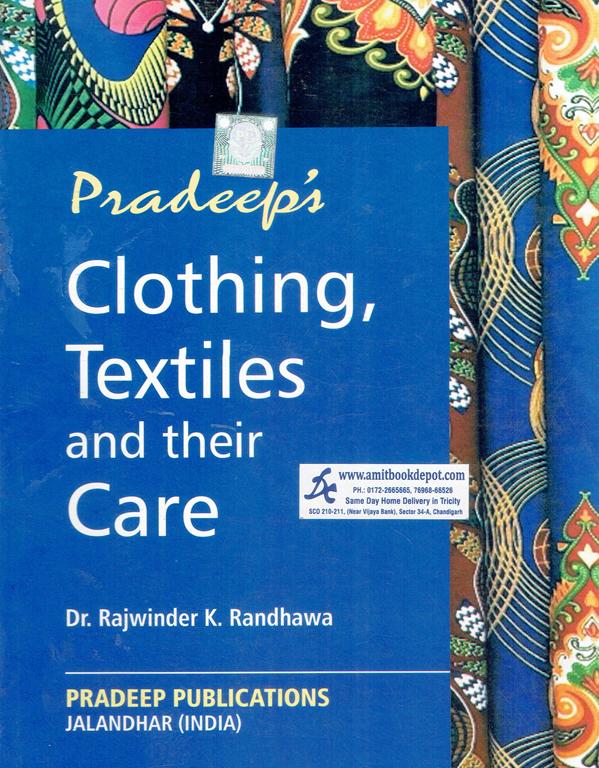 Pradeep Clothing Textiles and Their Care for BA 3rd and 4th Sem PU (English Medium)