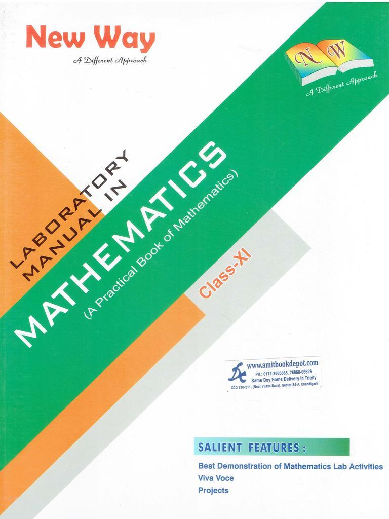 New Way Mathematics Laboratory Manual Class 11th