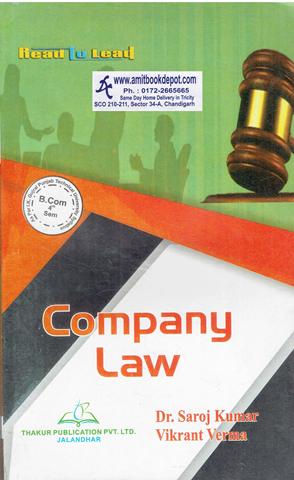 Company Law BCom 4th Sem PTU