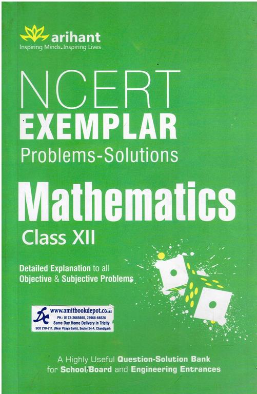 NCERT Exemplar Problems Solutions Mathematics for Class 12th