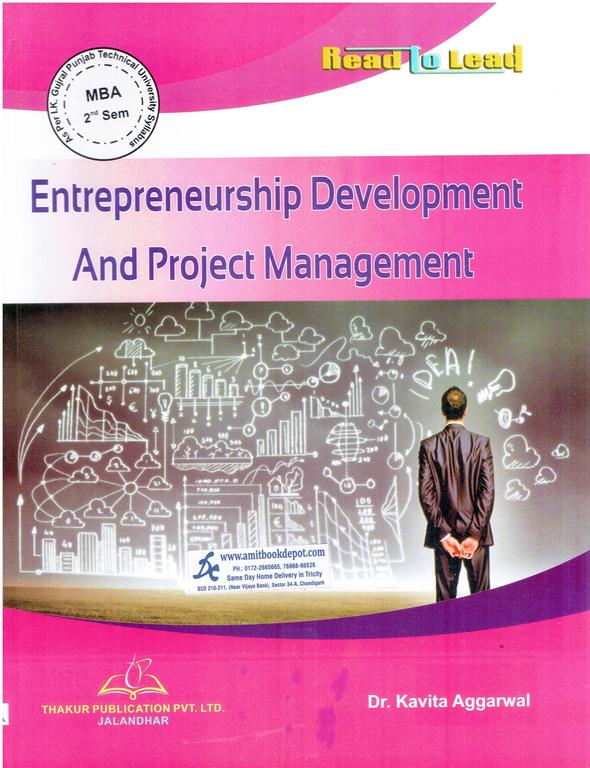 Thakur Entrepreneurship Development and Project Management MBA 2nd Sem PTU