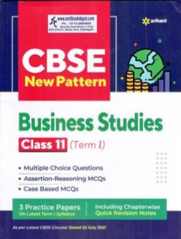 Arihant CBSE  New Pattern Business Studies Class 11th Term 1