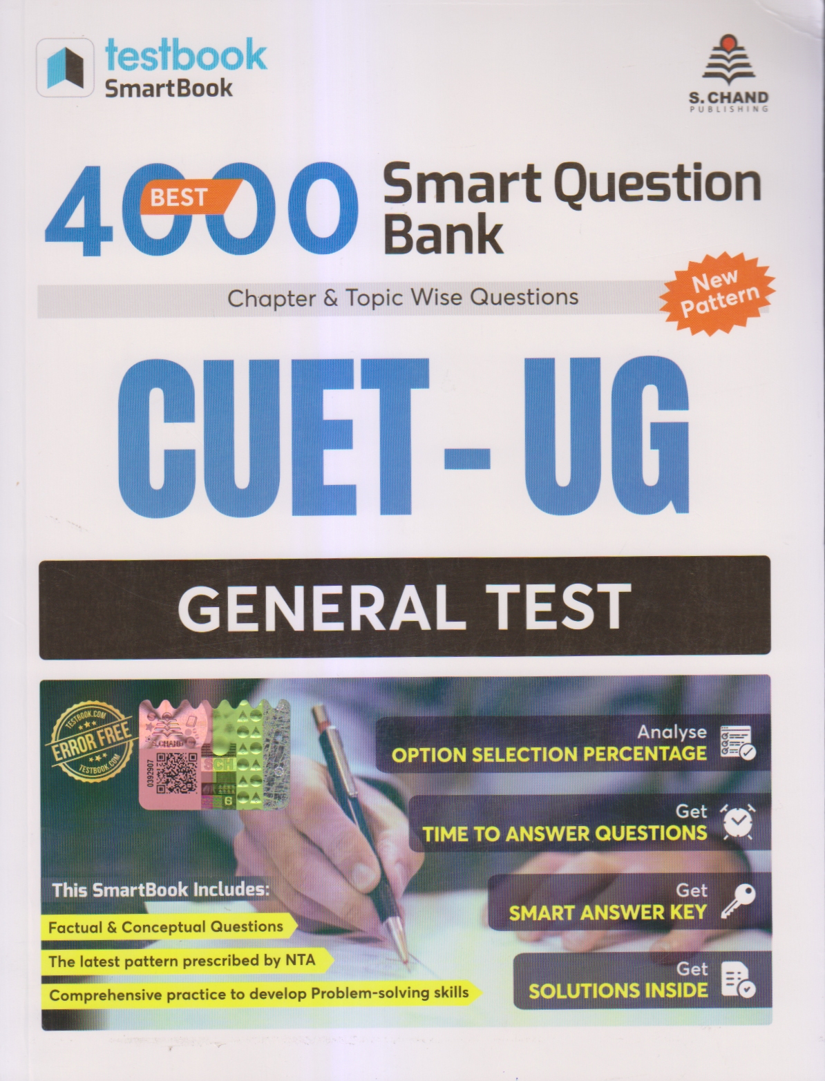 CUET UG General Test 4000 Smart Question Bank ( Chapter wise And Topic Wise Questions )