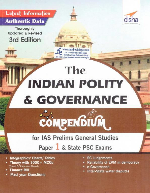 Disha The Indian Polity and Governance Compendium for IAS Prelims General Studies