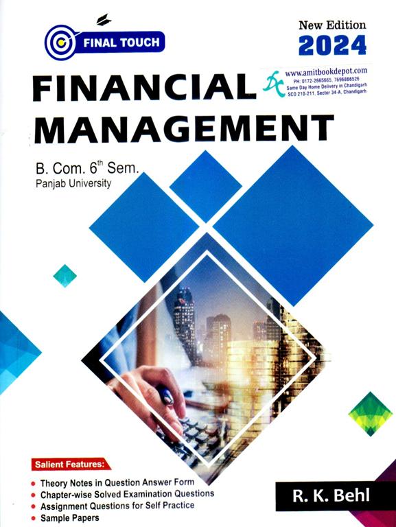 Final Touch Financial Management BCom 6th Semester PU Chandigarh