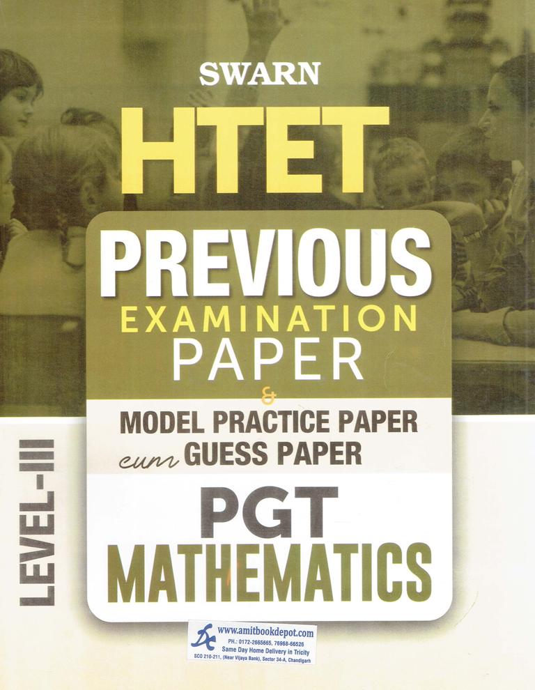 Swarn HTET Previous Examination Paper Level 3 PGT Mathematics