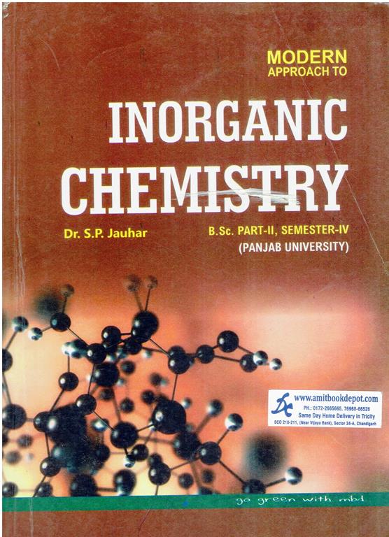 Modern Inorganic Chemistry BSc 4th Semester PU Chandigarh