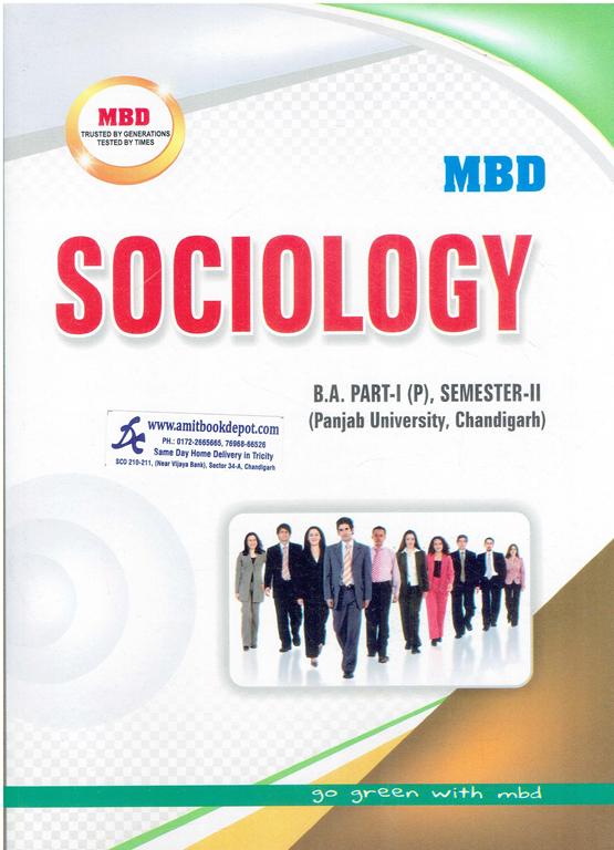 MBD Sociology BA 2nd Sem PU (Punjabi Medium)