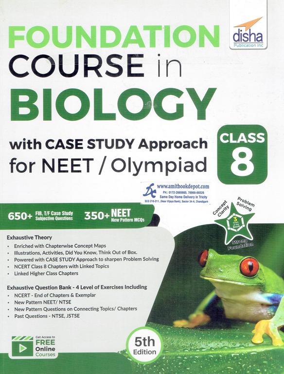 Disha Foundation Course in Biology for NEET and Olympiad Class 8th