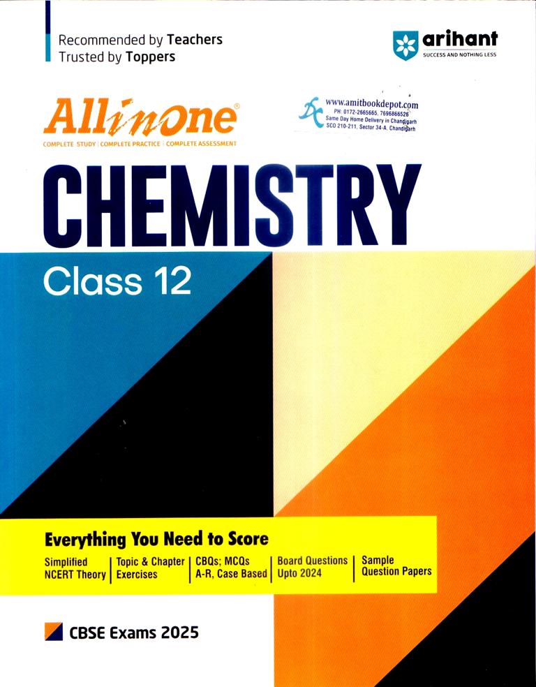 All in One Chemistry CBSE Class 12th  (2024)