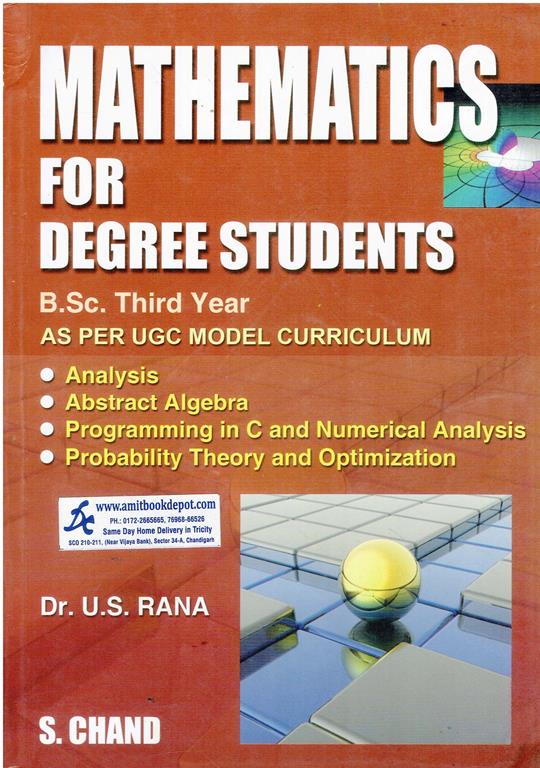 Mathematics For Degree Students Bsc 3rd Year