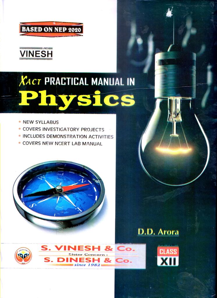 Vinesh Eact Practical Manual in Physics 12th