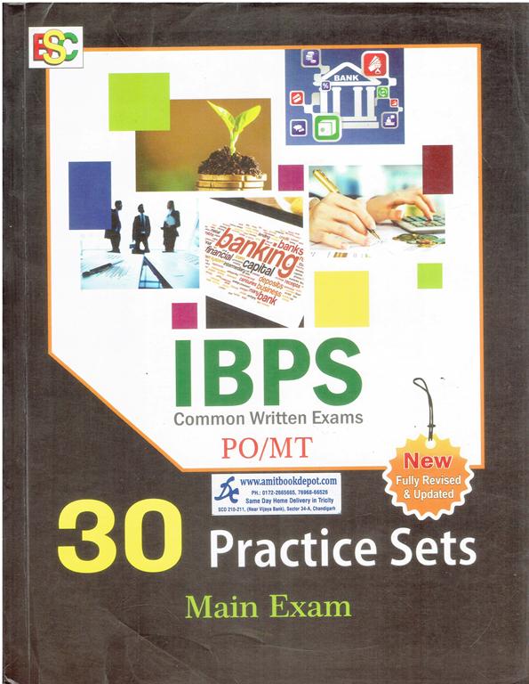 IBPS Common Written Exams (PO and MT) 30 Practice Sets Main Exam (NEW)