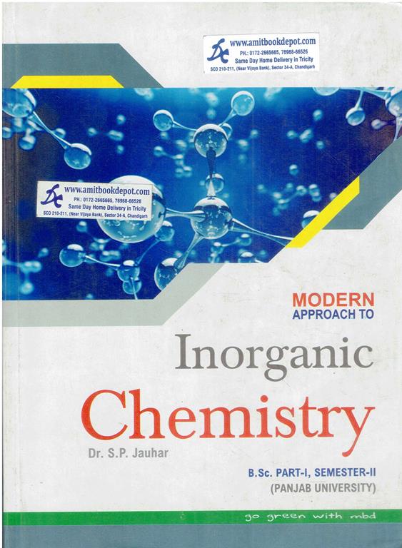 Modern Inorganic Chemistry BSc 2nd Semester PU Chandigarh