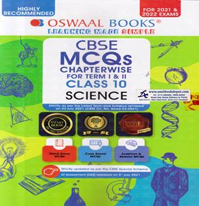 Oswaal CBSE MCQ Chapterwise Question Bank Science for Class 10th