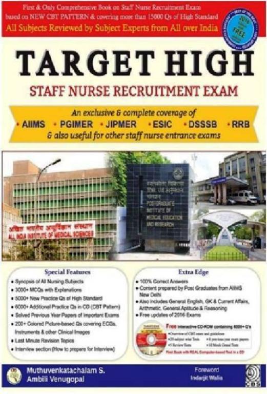 TARGET HIGH Staff Nurse Recruitment Exam With CD