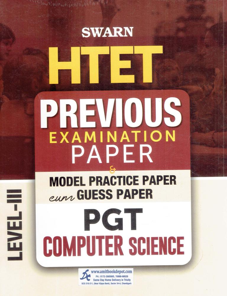 Swarn HTET Previous Examination Paper Level 3 PGT Computer Science